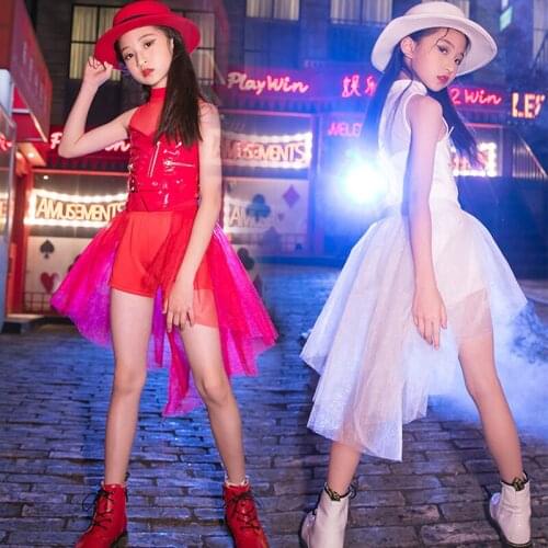 Girls Jazz Dance Costumes New Childrens Catwalk Model Catwalk Clothes Student Dance Costumes