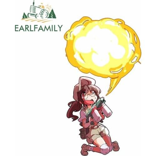 EARLFAMILY 13cm x 7.3cm for Metal Slug Fio Germi Arcade Vinyl Car Stickers DIY Custom Printing Car Wrap Waterproof Decal