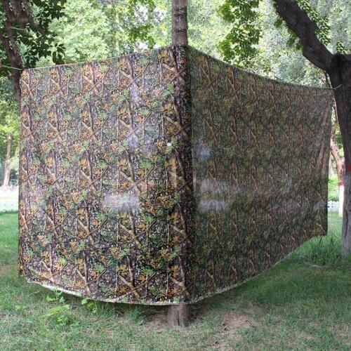 4x1.5 Clearview Hide Net Blind Jungle Game Hunting Camouflage Netting Hunting Tree Camouflage Light Cover Blind Camping Tent