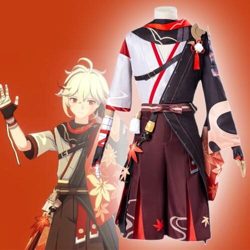 Game Genshin Impact Cosplay Costumes Kazuha Cosplay Costume Uniforms Clothes Suits Wears Kimonos Clothings Adult Men Hot