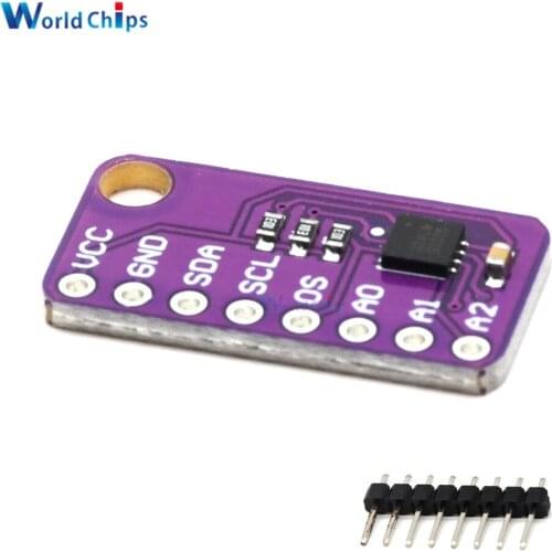 MCU-30205 MAX30205MTA Human Body Temperature Sensor Module 16-bit High Precision 2.7V-3.3V for Arduino