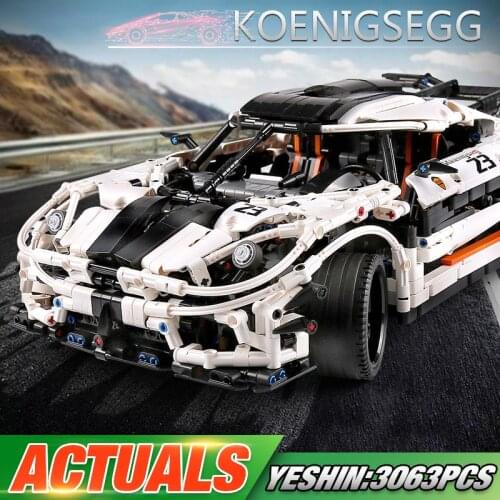 MOULD KING 13120 High-Tech Car Toys Compatible With MOC-4789 Speed Race Car Model 23002 Building Blocks Kids Christmas Gifts