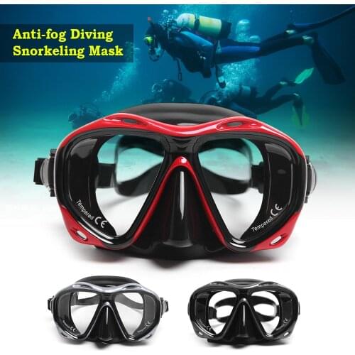 Brand Professional Silicone Gear Scuba Diving Mask Equipment Snorkel Adults Anti-Fog UV Waterproof Swim/Dive Glasses Men Women