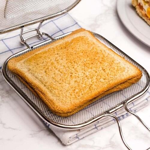 Breakfast food sandwich oven stainless steel bread baking net grill cooking meshes kitchen tool