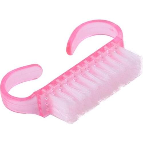 1PC Nail Cleaning Brush Nail Tool File Manicure Pedicure Soft Remove Dust Manicure Tool Clean Brush For Nail Care Makeup Tools