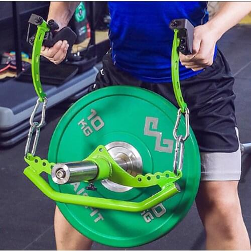 Gym Fitness Barbell T-Bar Row Platform Core Strength Trainer Barbell Attachment Deadlift Squat Rowing Bar Landmines Handle