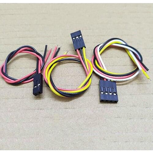 10pcs 20CM Single head Dupont Line Dupont connector plug with cable jumper wire 2.54MM PITCH 2/3/4/5/6/7/8/9/10 PIN 2P/3P/4P/5P