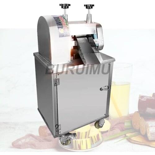 Stainless Steel Sugarcane Juicer Machine Saccharum Crusher Processing Equipment Sugar Cane Extractor