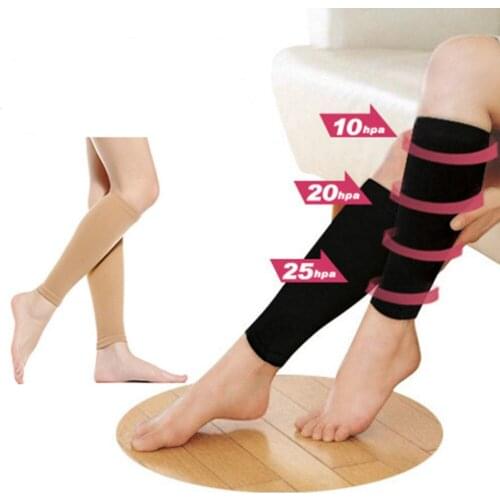 Sports Calf Sleeve Nylon Stretch Shaping Socks Basketball Running Football Socks Compressible Leg Pressure Sports Accessories