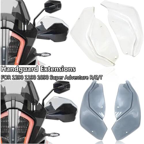 Compatible FOR KTM 1290 1190 1090 Super Adventure R/S/T Handguard Extensions Hand shield Protector Windshield 2013-2020