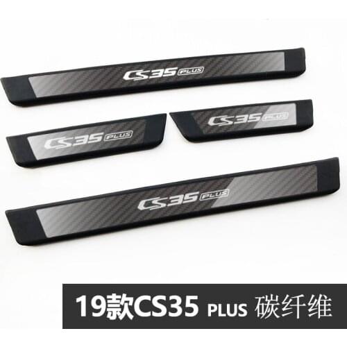 High-quality stainless steel Plate Door Sill Welcome Pedal Car Styling Accessories for changan cs35plus 2019