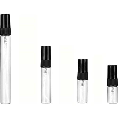 2ml 5 ml 10ml Glass Perfume Spray Bottle Portable Clear Empty Perfume Bottles Cosmetic Containers With Atomizer Spray Bottles#35