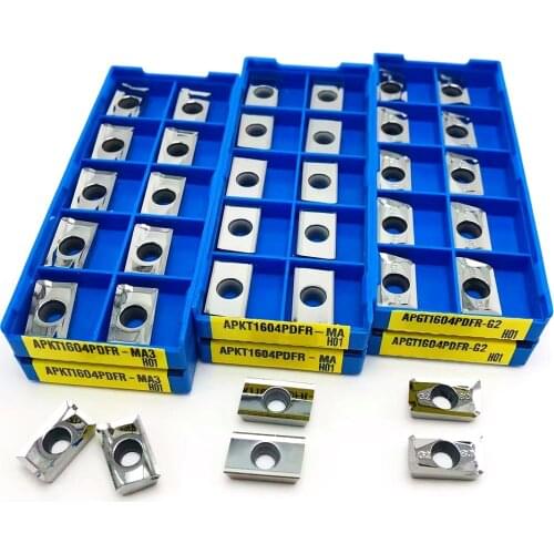 APKT1604 PDFR MA H01 Milling Insert Aluminum Turning Tool CNC Lathe Tool Aluminum Insert APKT 1604 Turning Insert Carbide APGT
