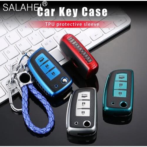 Car Accessories Keychains Jewelry For Nissan Duke MICRA QASHQAI JUKE X-Trail NAV New Full Protector Anti-fall Folding Key Case