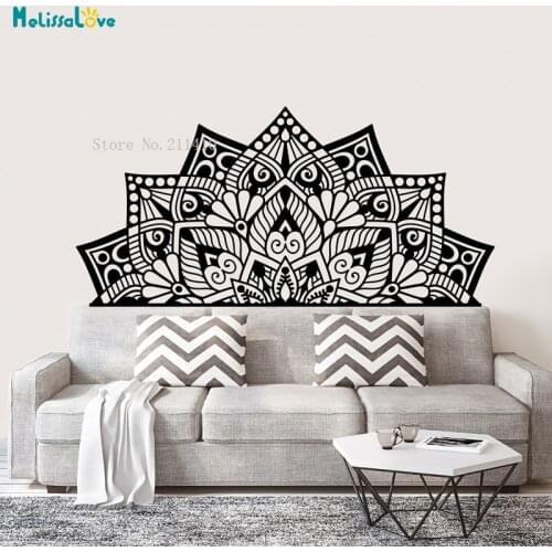 Mandala Flower Bedside Decoration Sofa Background Wall Sticker Removable Murals Unique Design Home Decor Decals YT3326