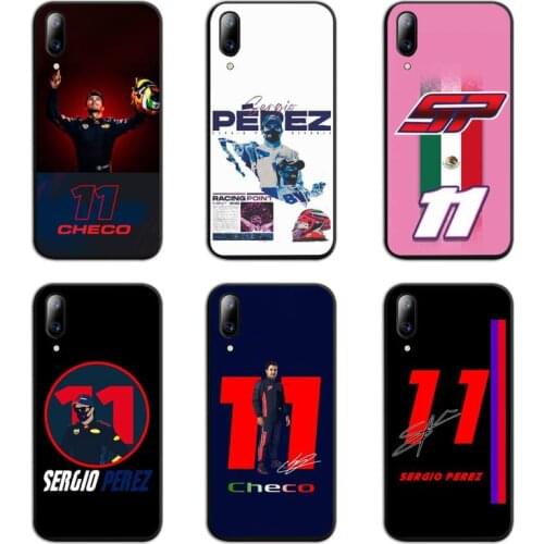 Checo 11 Sergio Perez Formula1 Phone Case For Vivo Y91c Y17 Y51 Y67 Y55 Y7s Y81 Y19 Y97 Y93 V17 vivos5