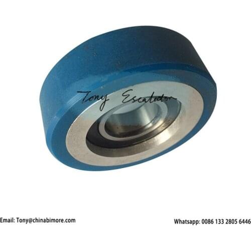 Escalator HD Step Roller W Aluminum Hub Blue OD80mm W25mm 6205RZ