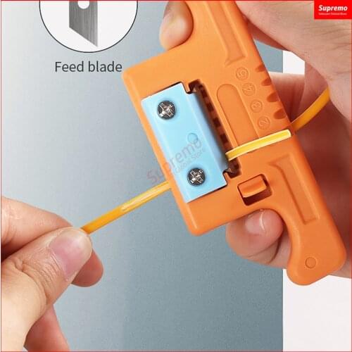 FTTH MSAT-5 Fiber Cable Ribbon Stripper MSAT 5 Loose Tube Buffer Mid-Span Access Tool 1.9mm to 3.0mm with Replaceable Blade Free