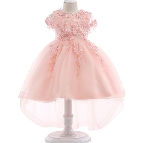 Bridesmaid Flower Girls Wedding Dress For Girls Elegant Princess Dress Kids Evening Party Dresses For Girls Costume 3 6 12 Year