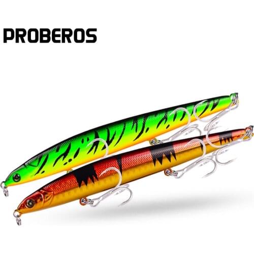 PROBEROS Fishing lure 12.8cm-5"/21.5g-0.76oz Artificial Hard Bait Sea Casting Bass Wobblers Saltwater Fishing Tackle