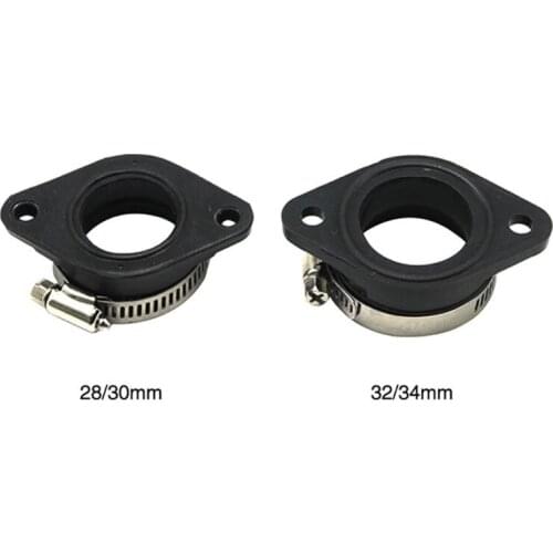 Motorcycle Carburetor Adapter Inlet Intake Pipe Rubber Mat Fit on PWK 28/30mm 32/34mm