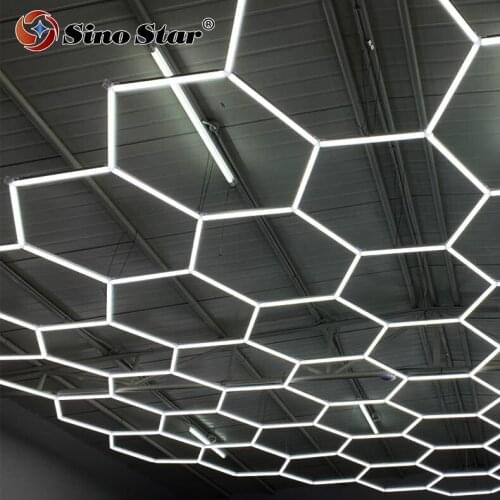 STC202 12-18m2 New Arrival DIY self service use for car coating shop popular in Germany hexagon led panel light