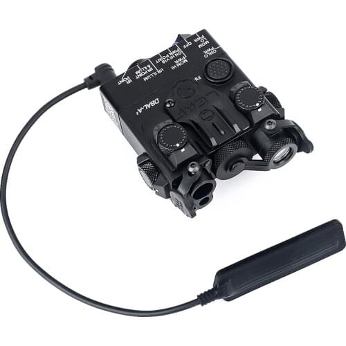 Tactical Metal DBAL A2 Blue Dot Laser IR Indicator White Weapon Flashlight Strobe Version Airsoft Aiming Laser Sight Scout Light