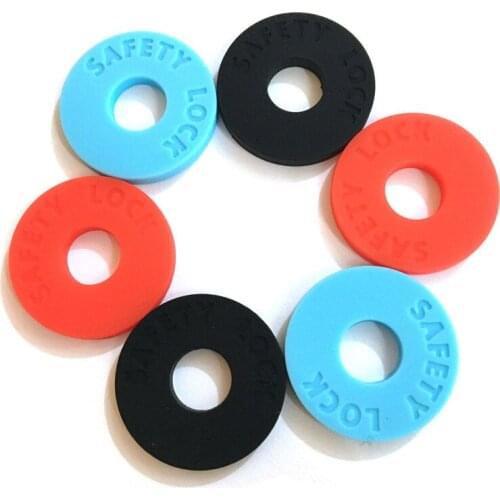 2Pcs Silica Gel Guitar Protector Strap Lock Block 25x2mm 9mm Electric Guitar Bass Guitar Guitar Accessories