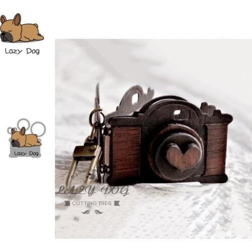 3D Camera Metal Cutting Dies Scrapbooking Stencil DIY Decorative Craft Embossing Die Cuts Card Making New Dies For 2020