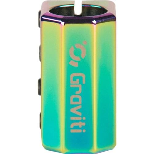 Free Shipping Extreme 4 bolt 2in1 Scooter Clamp 31.8 with shim ,34.9 without shim SCS compression system