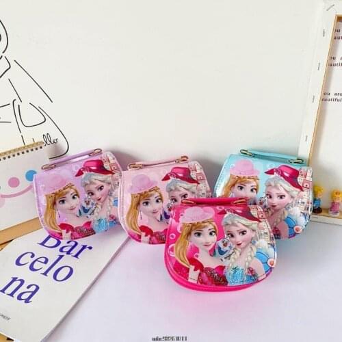 Disney New Fashion Children Cartoon Elsa Pattern Girls Handbag Lovely Kids Shoulder Bag Girls elsa Messenger bags for girls