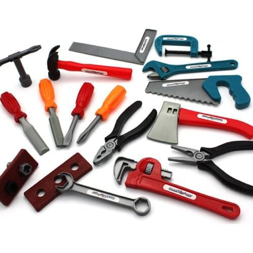 Lovely Too 22pcs/set Boys Toy Building Tools Ax Carpentry Popsocket Pretend Play For Children Educational Set Gifts