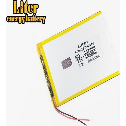 Best battery brand 3.7V 4000 mah 7 inch G2 tablet MID quality products lithium-ion polymer battery 397899