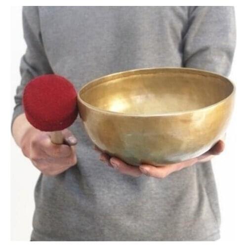Nepal brass Buddha sound copper sound bowl 22 cm