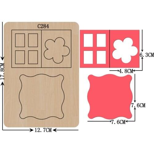 New Lantern Wooden die Scrapbooking C-284-0 Cutting Dies for common die cutting machines on the market