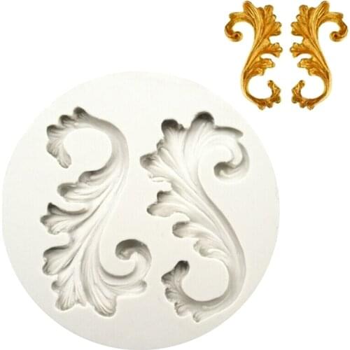 Wholesale 10 Pcs Two Decorative Pattern Silicone Sugarcraft Moulds Sets, Fondant Cake Decorating Tools