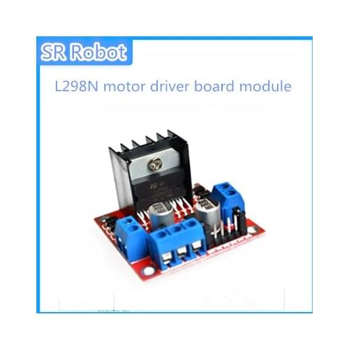 Factory New Dual H Bridge DC Stepper Motor Drive Controller Board Module L298N For Ar-Duino for DIY Smart Car Kit Robot chassis