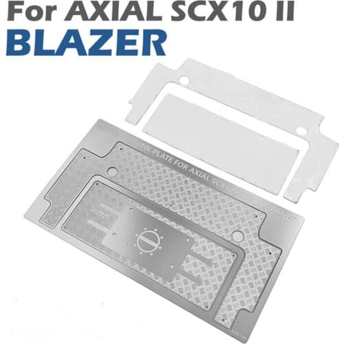 Full Metal Back Bucket Anti-skid Plate Protective Board for Axial SCX10 TRX4 BLAZER 9005 RC Car Accessories