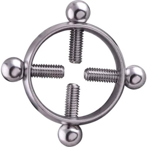 Sexy Alloy Screw On Nipple Ring Barbells Body Piercing Jewelry Sex Product C66