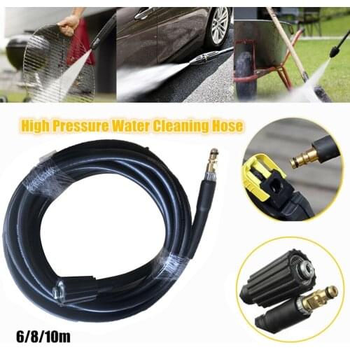Washer Hose 6m/8m/10m High Pressure Water Cleaning Hose for Karcher K2, K3, K4, K5 Garden Vehicle Clean Tools