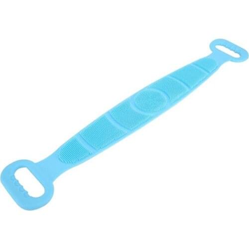 Silicone Body Scrub Belt, Double-Sided Shower Scrub Belt, for Body Skin Cleaning Bath Accessories, Reusable