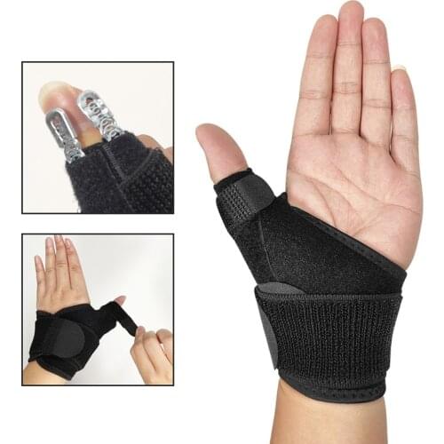 Wristband Sports Finger Guard Fintess Workout Wrist Support Portable Running Wrist Brace Training Equipment Sport Supplies