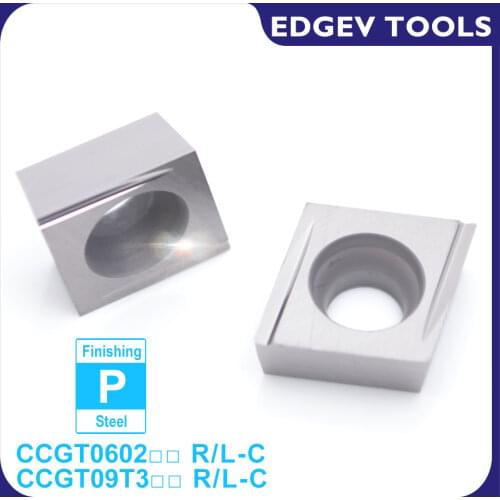 EDGEV Cermet Carbide Inserts CCGT060202/04R/L CCGT09T302/04R/L C MX2020 CNC Boring Lathe Turning Tools To substitue C TN60
