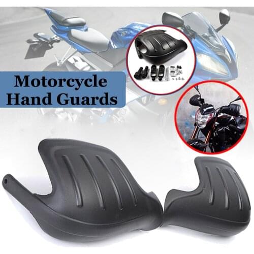 1 Pair PP Motorcycle Wind Deflector Handguard Hand Guard Windproof HandGuards Protector Shield Black Protective Gear accessory