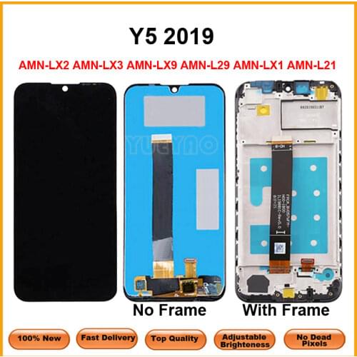 New For Huawei Y5 2019 AMN-LX2 AMN-LX3 AMN-LX9 AMN-L29 AMN-LX1 AMN-L21 LCD Display Touch Screen Digitizer Assembly Frame
