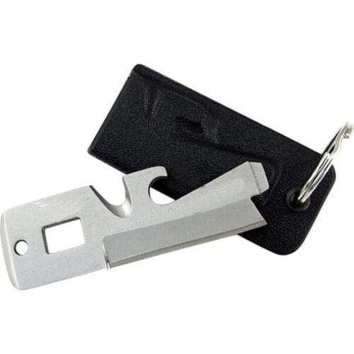 1pcs Multi-function 5 In1 Army Knife Card 7CrMu Steel Camping Equipment EDC Gear Timberline 58HRC Stealth Card Survival Tools