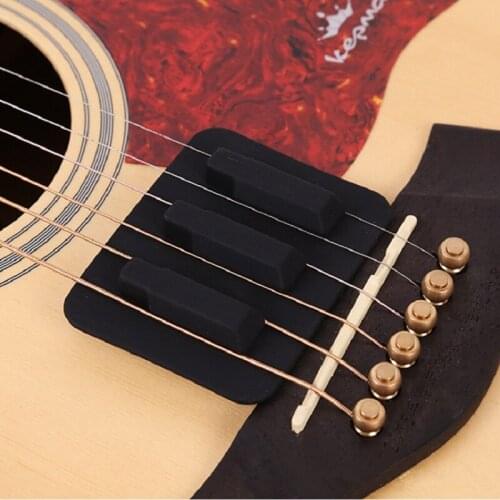 1PCS Guitar Mute Pad Silencer Practice Silence Musical Instruments Accessory