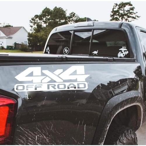 2Pcs 4x4 Offroad For DODGE RAM 1500 2500 Dakota Truck Decal Sticker Vinyl Car Vehicle Camper Decor