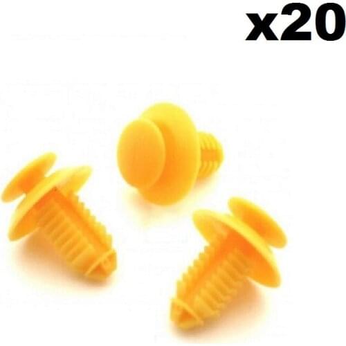 20x Door Card Sill & Kick Plate Trim Cover Clips For Rover 200 25 45 75 MG ZT ZS