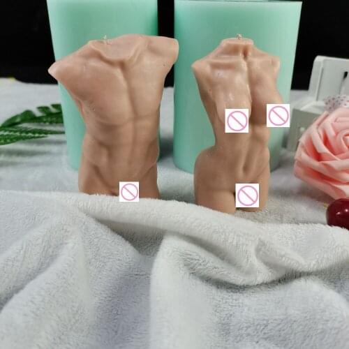 3D Body Candle Mold Art Female Body Silicone Soap Mold Valentines Day Cake Mold Clay Resin Mold